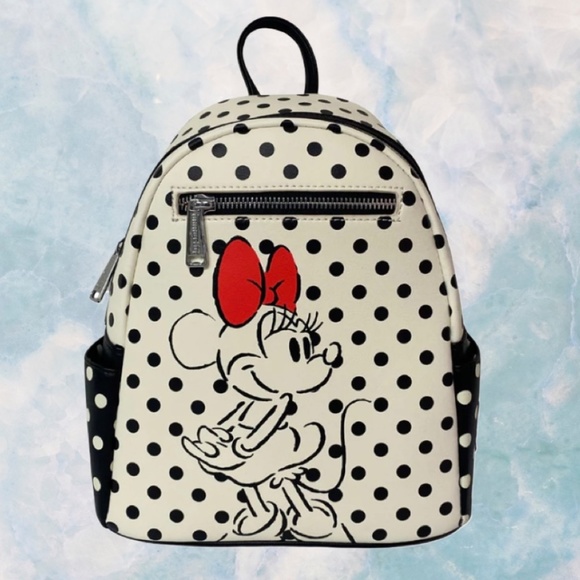Loungefly Handbags - Loungefly Minnie Mouse Polka Dot Mini Backpack
